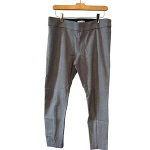 H&M Houndstooth Check Skinny Pants Black White 12